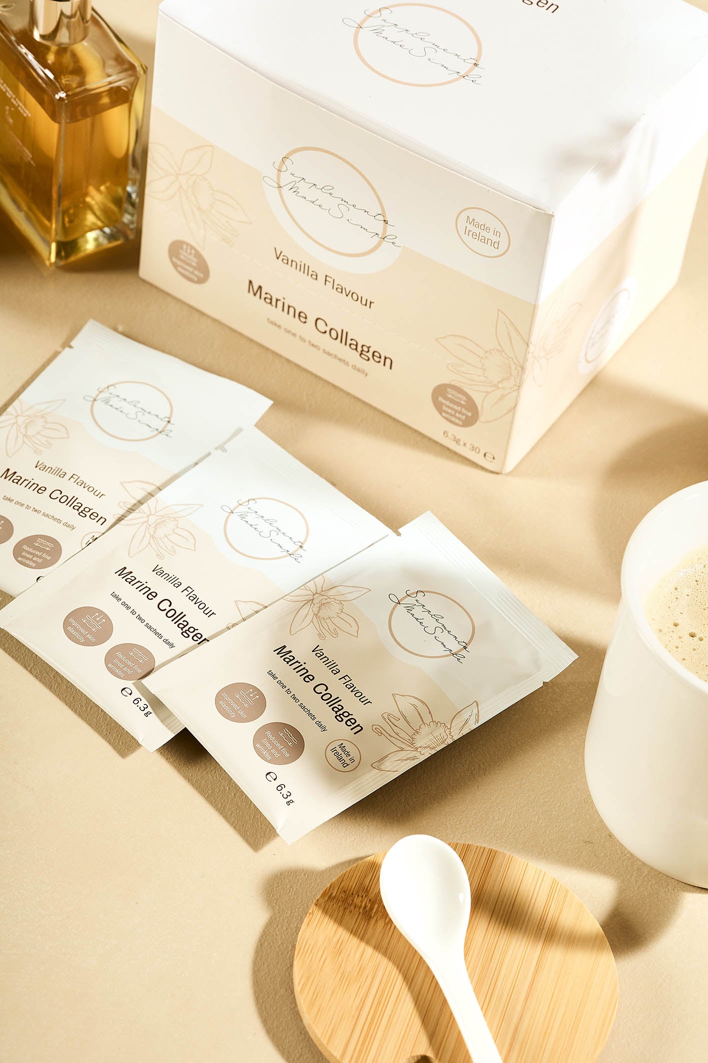 Vanilla Marine Collagen - 30 x Sachets - 5g Collagen per Sachet