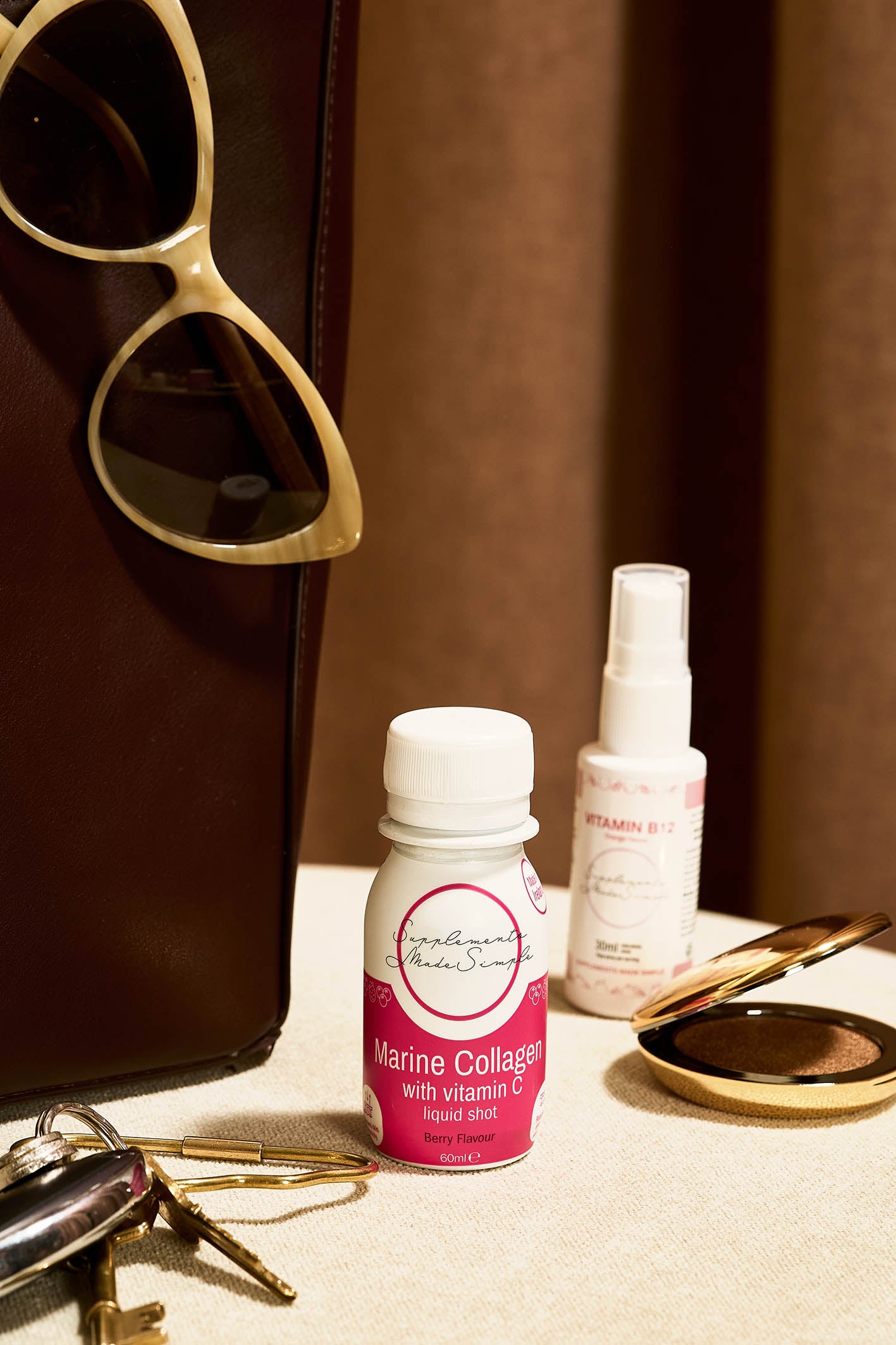 3 for 2 Marine Collagen with Vitamin C Liquid Shots - Berry - 90 shots - 2.5g Collagen per Shot