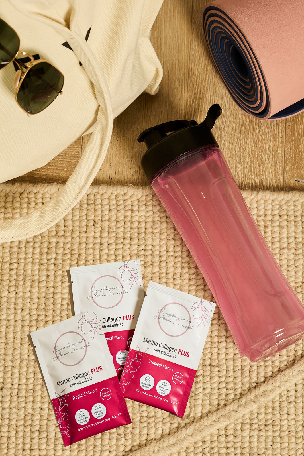 Marine Collagen PLUS with Vitamin C - Tropical - 30 x Sachets - 5g Collagen per Sachet