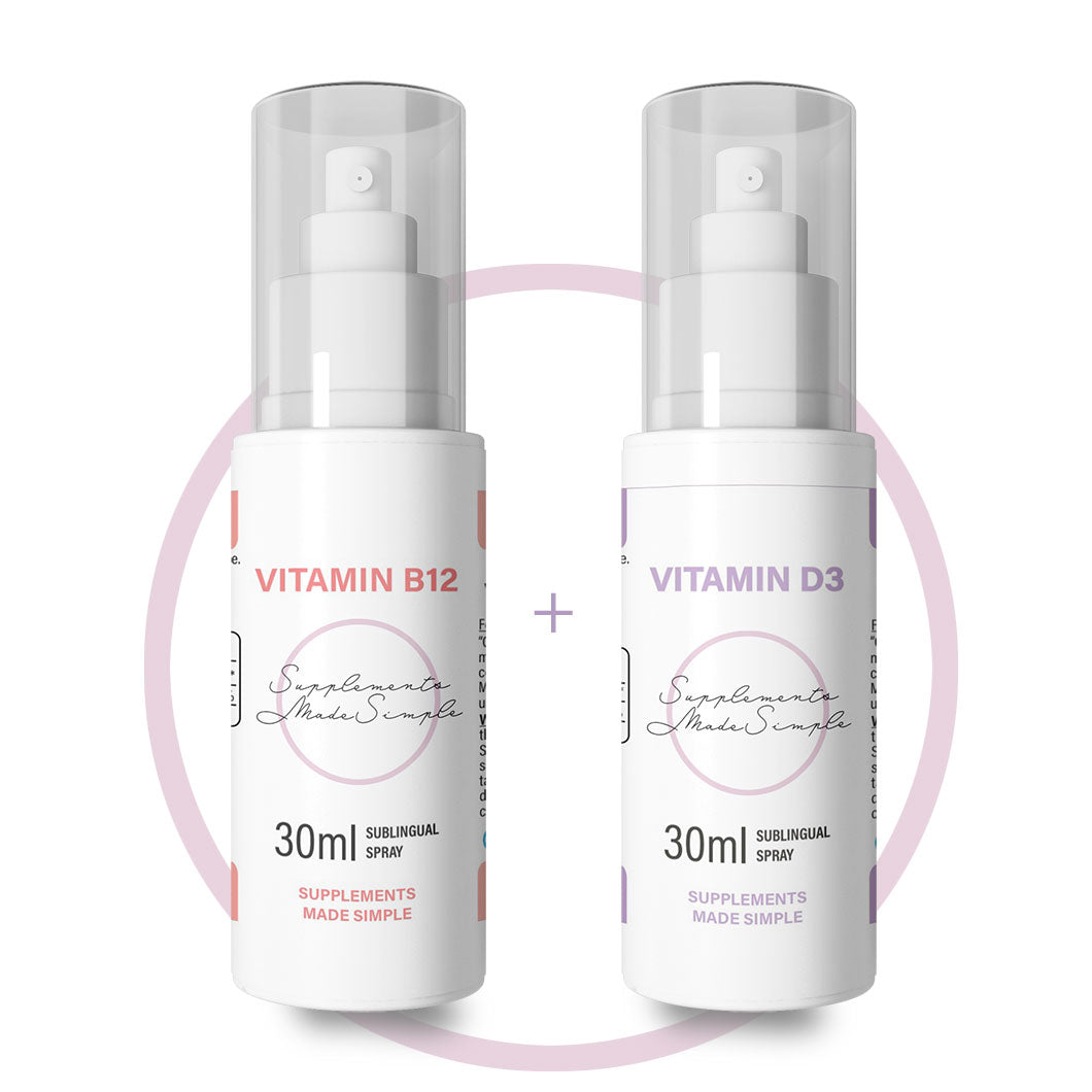 Vitamin B12 and Vitamin D Sprays from Supplements Made Simple