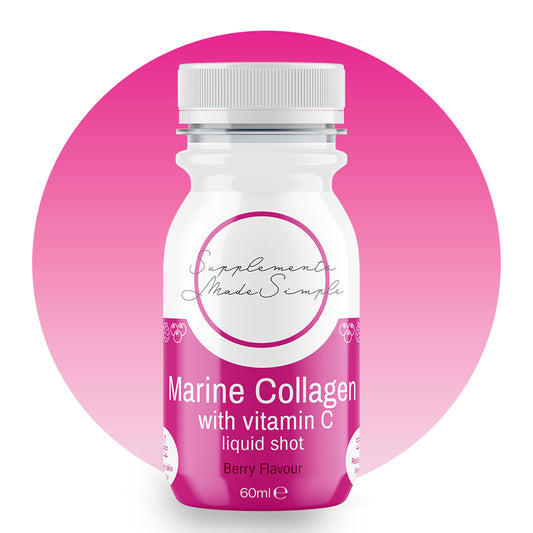 Marine Collagen + Vitamin C liquid shots from Supplements Made Simple