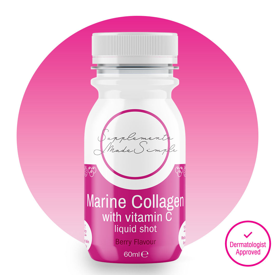 Marine Collagen + Vitamin C liquid shots from Supplements Made Simple