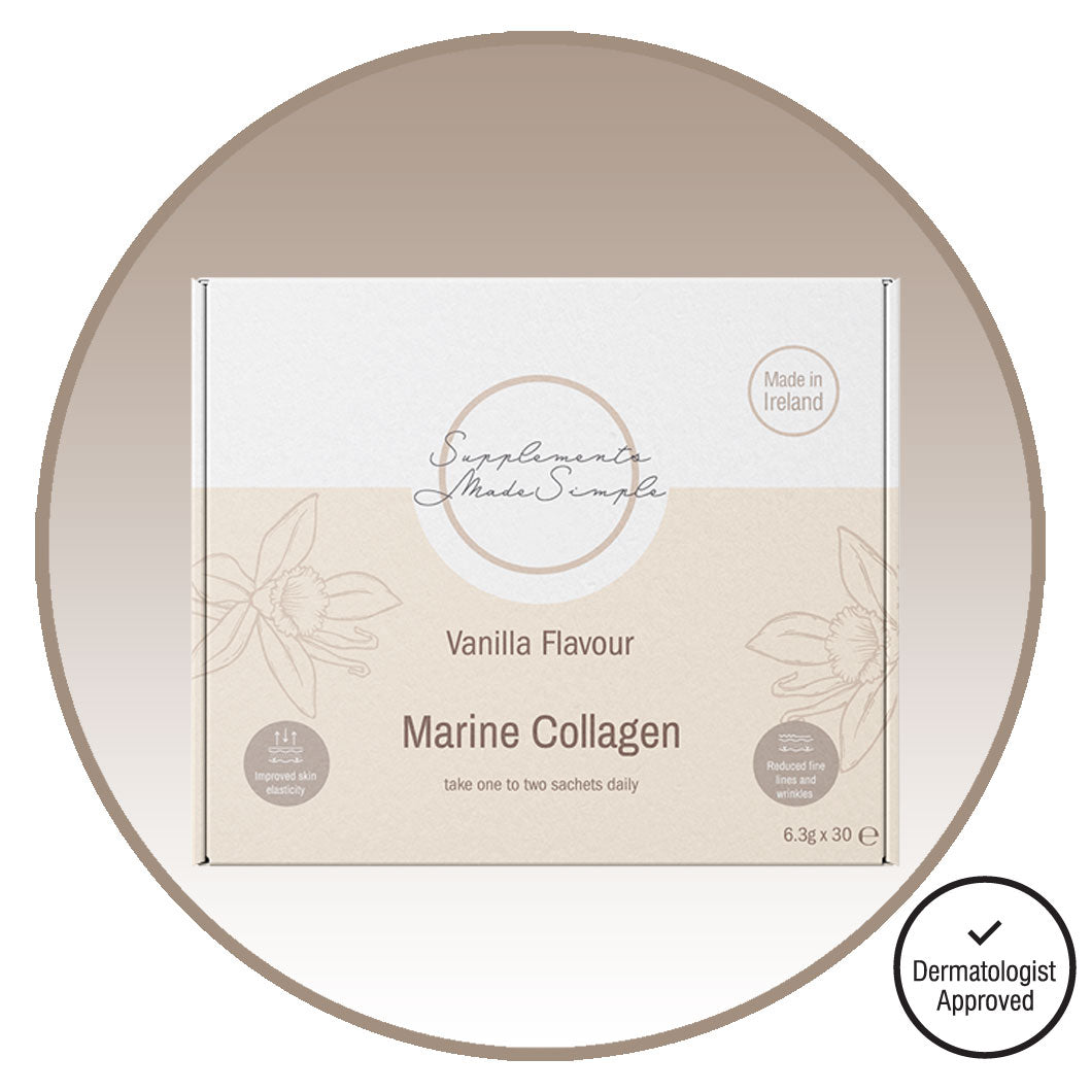 Vanilla Flavoured Hydrolysed Marine Collagen Peptides