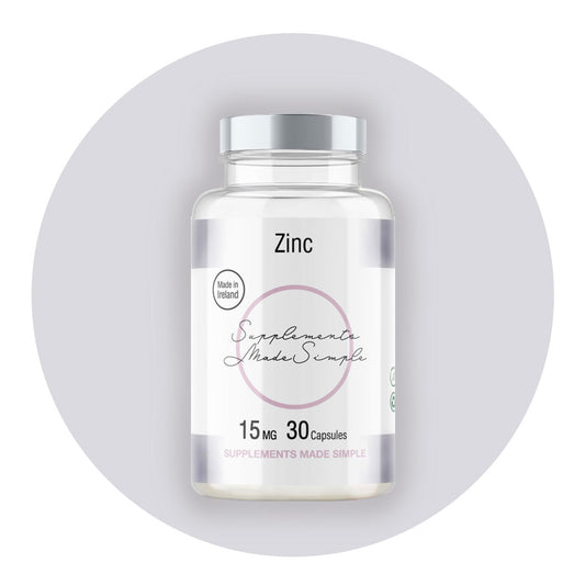 Zinc capsules from Supplements Made Simple